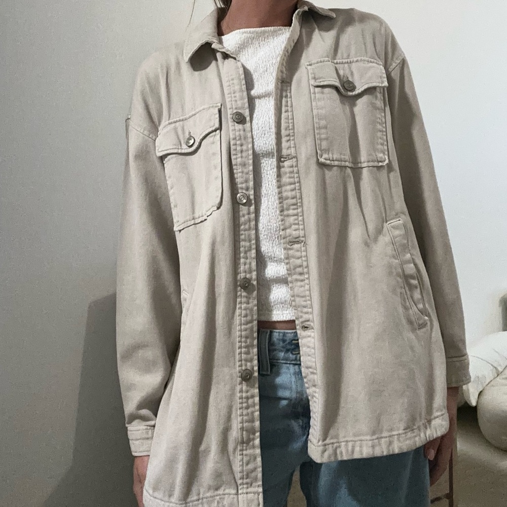 H&M Women's Tan Utility Jacket